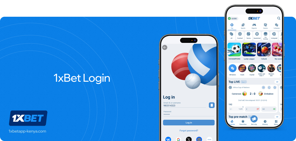 1xBet BetAPK Kenya Login