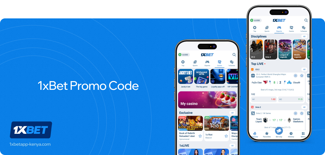 1xBet BetAPK Kenya Promo Code